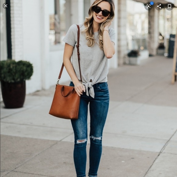 Madewell modern tie t-shirt - Picture 4 of 4